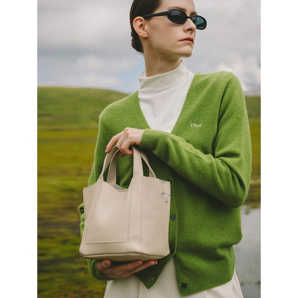 Err mini tote bag (Beige)