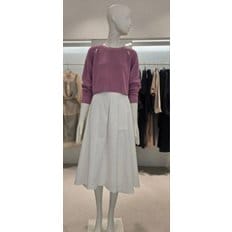 숄더 컷 아웃 크롭 니트 Z252KSK014