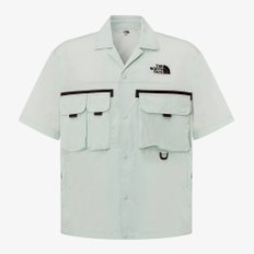 [노스페이스 공식] NH8SR01M 화이트라벨 쉘던 반팔 샤켓_MINT
