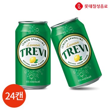  롯데 트레비 레몬 캔 355ml x 24캔