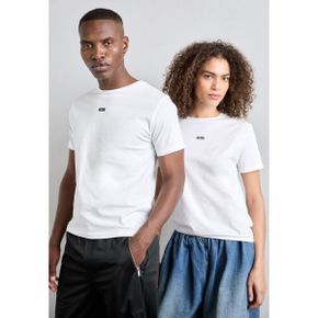 5208918 GCDS LOGO REGULAR UNI - Basic T-shirt bianco ottico