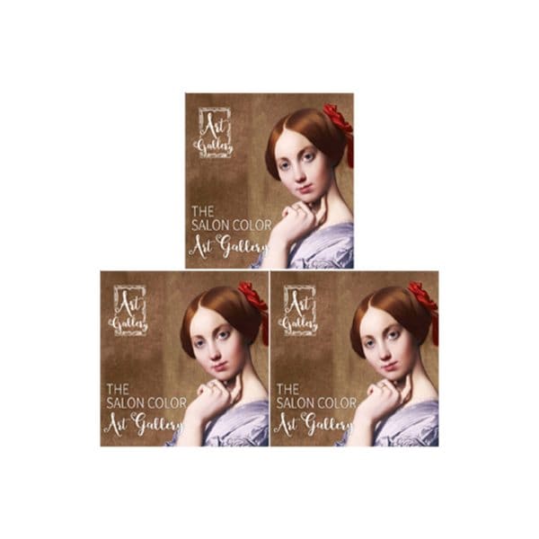 더 살롱 컬러 아트갤러리 염색제 순수 새치커버 셀프 염색약 3개+샘플 3개