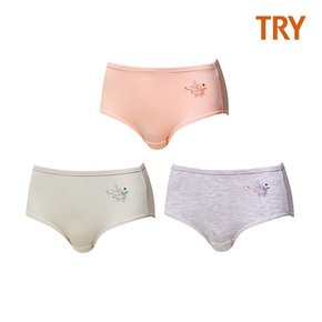 [하프클럽/TRY]여성 맥시 면 스판 포인티 팬티 3매입I03