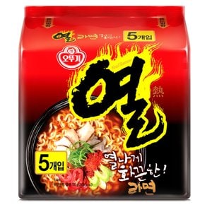  오뚜기 열라면 120g 멀티 5입 8팩