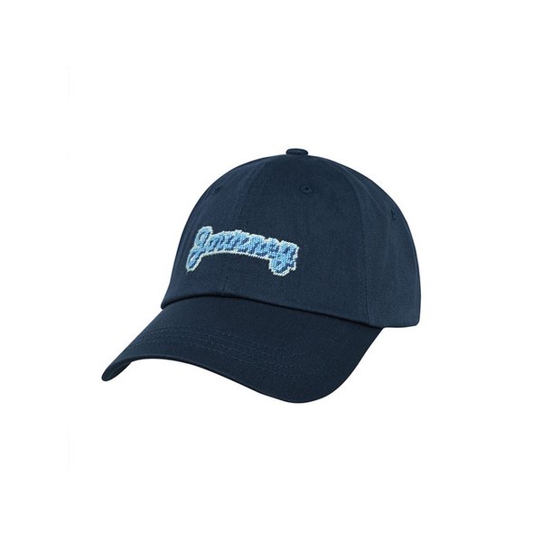 JOURNEY NEEDLEPOINT HAT - NAVY