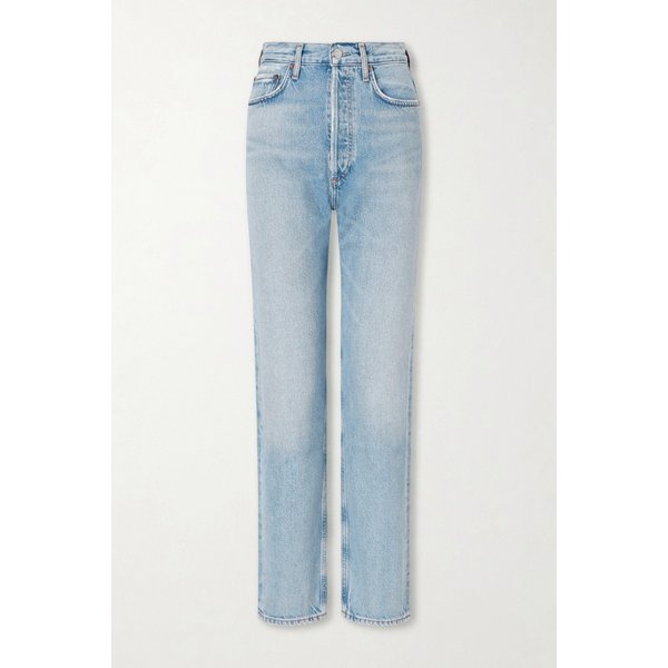 90s 핀치 웨이스트 크롭 하이웨이스트 스트레이트 진 46376663163028854