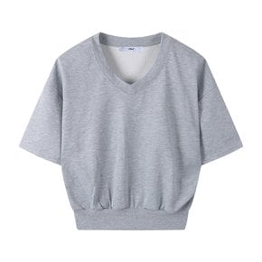 V넥 반팔 티셔츠 앤 스커트 셋업 (BP6ST012A)