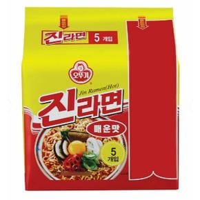 오뚜기 진라면 매운맛 120gX5개