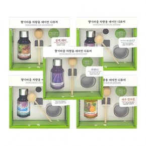 [더허브샵] 향기마을 차량용 에어컨 디퓨저 블랙체리 / 17ml