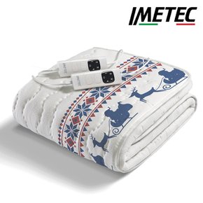 이탈리아 프리미엄 전자파 안심 순면 전기요 더블 IMO-909V-4T (2인용/산타/4단조절기)