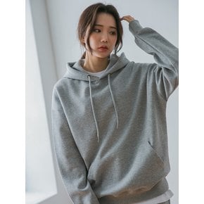 무지 오버핏 더블코튼 후드티 AVH849 (7 COLOR)