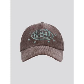 midnight corduroy ball cap - brown