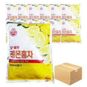 오뚜기 레몬 홍차 1kg x 12개입 자판기용 과일차 리필 (S14291575)