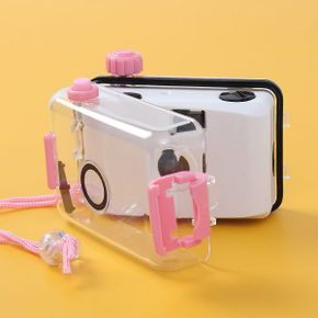 뉴트로 방수 토이카메라(화이트핑크) 재사용카메라 14시까지 주문시 오늘출발 추가구매 할인