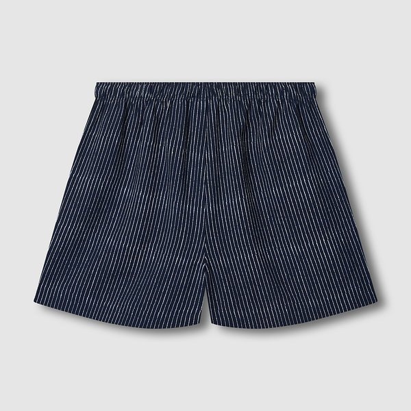 여 리오셀 스트라이프 3부 파자마 팬츠 J206202080058