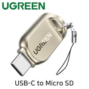 Ugreen U-80124 USB Type C to Micro SD 카드리더기
