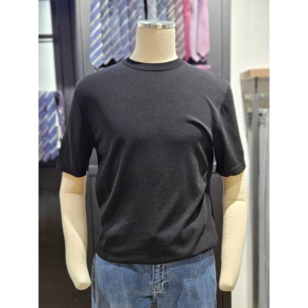 [시흥점] 25 S/S 면혼방 라운드 니트 2컬러 (RRFPKT54A)