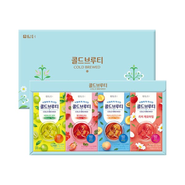 담터 콜드브루티 4종 선물세트 - SSG.COM