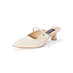 Diana Mule_Cream Patent