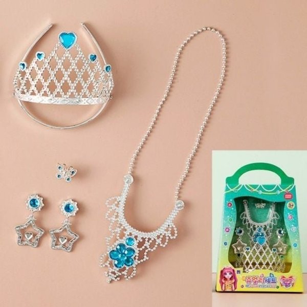 큐티팝걸스 티아라 데일리 쥬얼리 왕관 클래식 세트 (WFJBW8B)