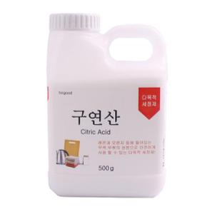 구연산 세탁 보조제 세정제 다목적 클리너 주방 500g 266 X ( 2매입 )