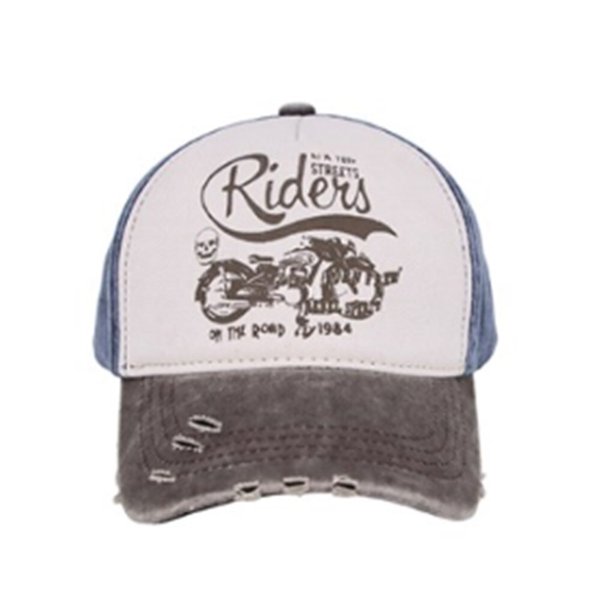 [옷자락] 빈티지 남녀공용 코튼 야구모자 백오픈 볼캡