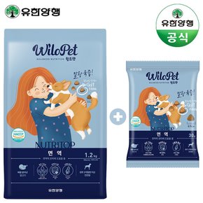 윌로펫 뉴트리탑 면역(전연령) 강아지 소프트사료 1.2kg