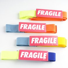 [무케] 럭키플래닛_고비욘드 엘라스틱 캐리어 벨트 Fragile (4color)