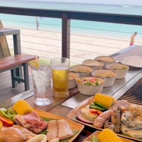 [괌] 두짓비치 비치하우스 그릴 BBQ