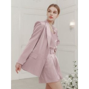 Daisy Satin Jacket (Purple)