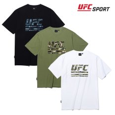 UFC 카모 릴렉스핏 반팔 티셔츠 U2SSU2314