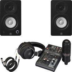 Yamaha AG03MK2 LSPK (라이브스트리밍팩) 검정색 + HS3 Black 1조2개 220V 정식수입품