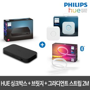 HUE HDMI 싱크박스 + 브릿지 + 그라디언트스트립 2M SET