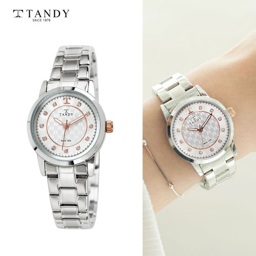 [TANDY] 탠디 시그니쳐 럭셔리 메탈 (오스트리아 스톤 식입) T-3914 로즈골드여자손목시계