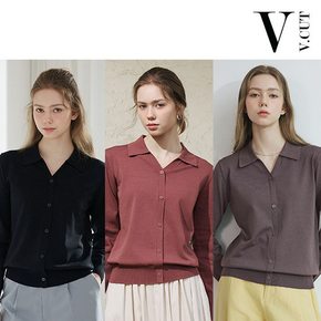 [인기 신상!]브이컷 26SS 썸머 브이 카라 풀오버 3종