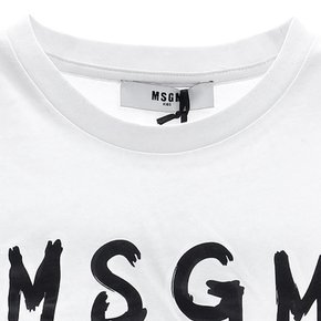 오늘출발 26SS MSGM 키즈 로고 반팔 티셔츠 S6MSJUTH001 001-K