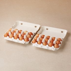 동물복지 유정란 30구 (대란, 15구 X 2ea, 1560g)
