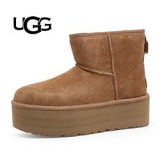 어그 UGG W 클래식 미니 플랫폼 체스트넛 (1134991-CHE)