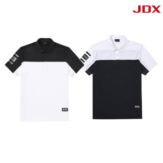 JDX_골프 [JDX] [정가:218,000원] 남성 허니콤 배색 제에리 2종택1 (X4TST2589)