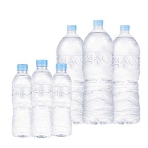 하이트진로 생수 석수 무라벨 2L x 30병 + 500ml x 20병