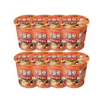  농심 누들핏 얼큰우동맛 8개입 - 저칼로리 다이어트 컵라면 컵누들