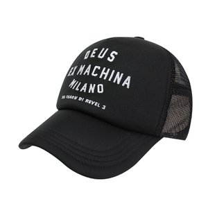 Deus ex machina 데우스엑스마키나 밀라노 어드레스 트러커 볼캡 모자 24시즌 블랙 DMA47622-BLK