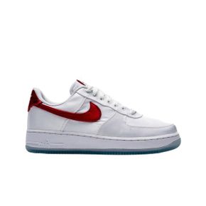 (W) 나이키 에어포스 1 `07 에센셜 화이트 바시티 레드 (W) Nike Air Force 1 `07 Essential Whi