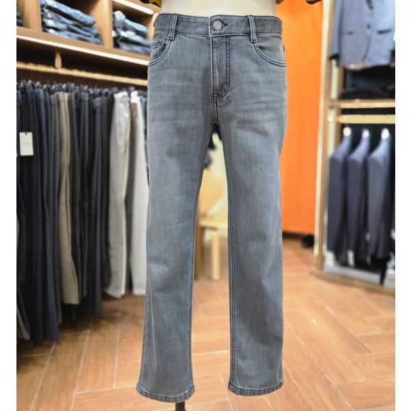 [여주점] 코오롱 브렌우드 남성 슬렌더핏 그레이 데님 청바지 BRPDA25241GYX