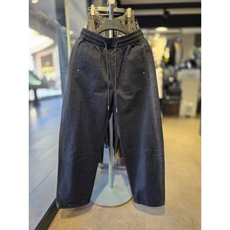 더블제이디 [시흥점] 26 코튼 라인워싱  스트링팬츠(블랙)/JHZZ80102BK