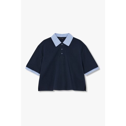 GCUT [지컷25F/W]체크 레이어드 저지 티셔츠(7215340602)