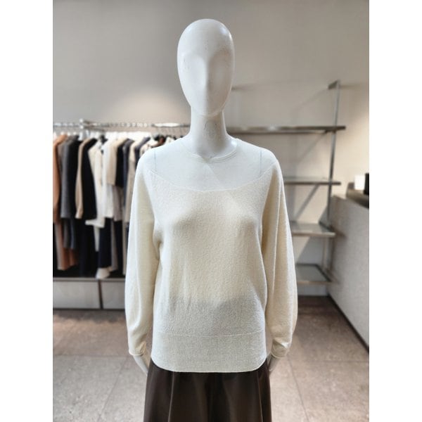 [여주점] [나이스클랍] 시스루배색 홀가먼트 니트 풀오버 A244PWK918