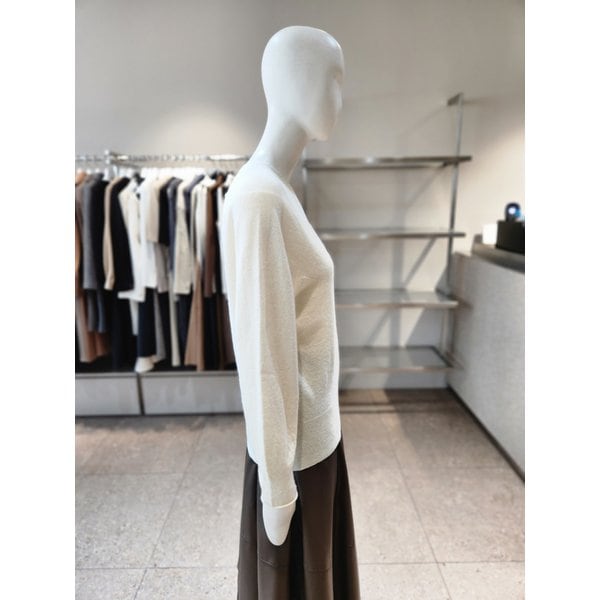 [여주점] [나이스클랍] 시스루배색 홀가먼트 니트 풀오버 A244PWK918