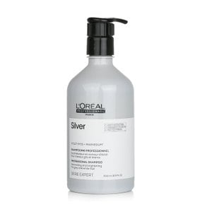 coscos 로레알 Professionnel Serie Expert Silver Violet Dyes + Magnesium Neutralising and Brightening Shampoo For Grey and White Hair 500ml