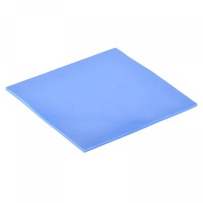 uxcell 원형 패드 실리콘 패드 열전도 갭 필러 블루 2W 크기 100 x 100 x 1.5mm